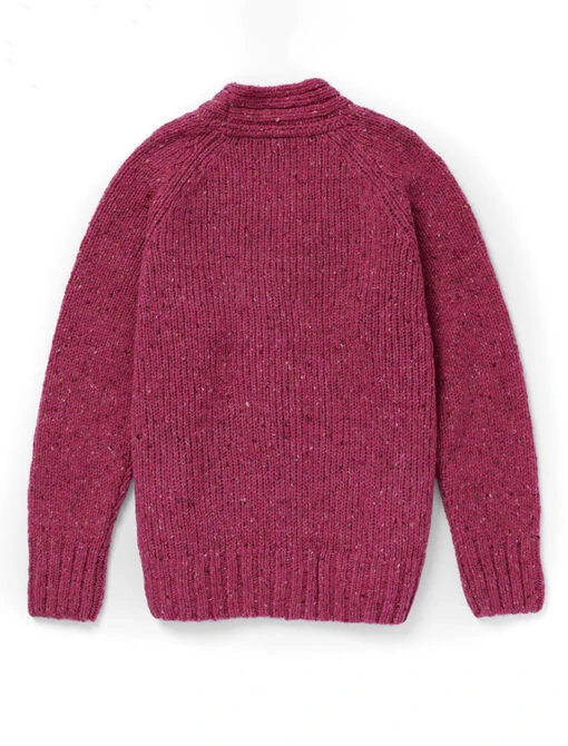 Ladies V-Neck Donegal Wool Cardigan – Bild 6