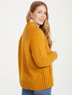 Ladies V-Neck Donegal Wool Cardigan -Modekleidung R870 Starfish 3 30988.1690552877