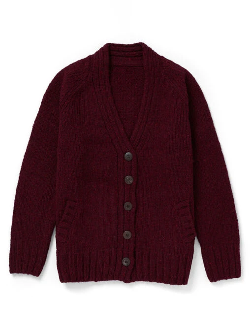 Ladies V-Neck Donegal Wool Cardigan – Bild 10