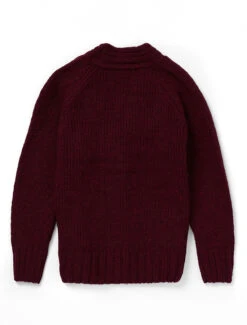 Ladies V-Neck Donegal Wool Cardigan -Modekleidung R870 Very Berry 2 04551.1690552920