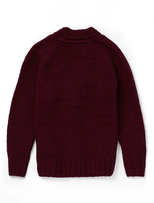 Ladies V-Neck Donegal Wool Cardigan – Bild 16