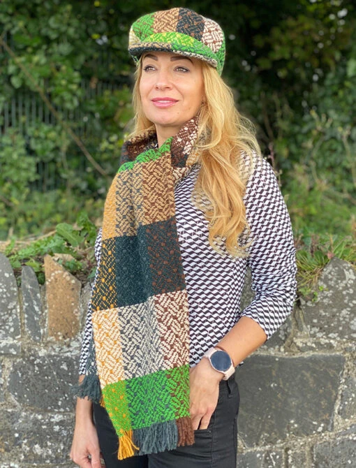 Wool Donegal Scarf - Tara Forest – Bild 2