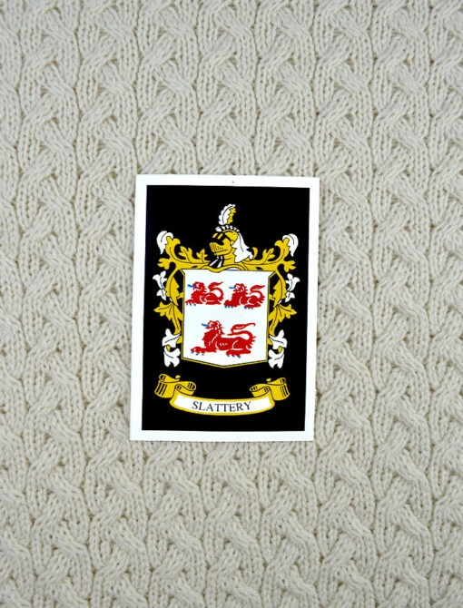 Slattery Clan Aran Throw