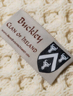 Buckley Clan Aran Throw
