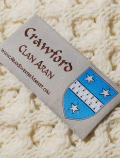 Crawford Clan Aran Throw