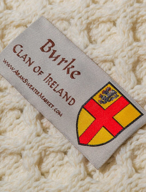 Burke Clan Aran Throw