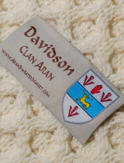Davidson Clan Aran Throw