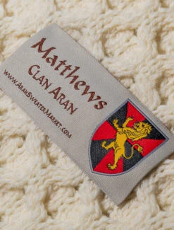 Matthews Clan Aran Poncho