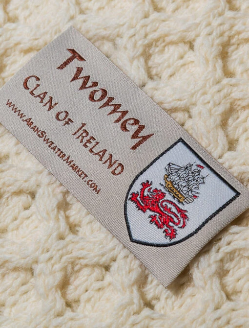 Twomey Clan Aran Poncho – Bild 4