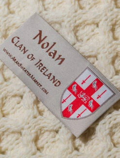 Nolan Clan Aran Throw