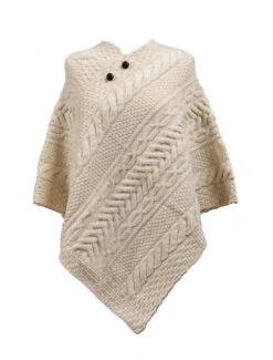Moore Clan Aran Poncho -Modekleidung moore poncho 67166.1605106918