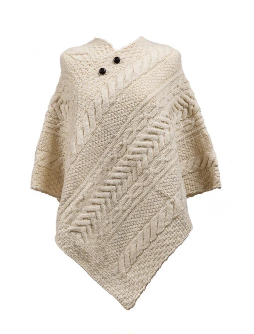 Moore Clan Aran Poncho – Bild 3