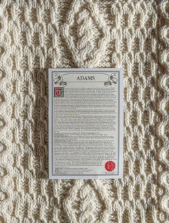 Adams Clan Aran Throw -Modekleidung shot 105 10128.1603455214