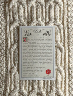Scott Clan Aran Throw