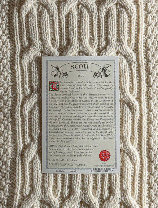 Scott Clan Aran Throw