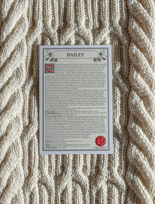 Bailey Clan Aran Throw – Bild 2