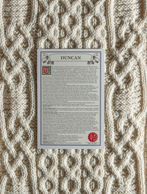 Duncan Clan Aran Throw – Bild 2