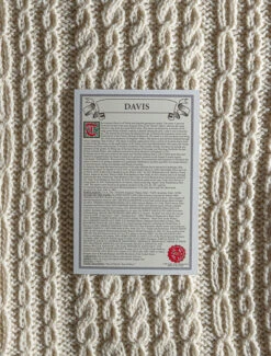 Davis Clan Aran Throw